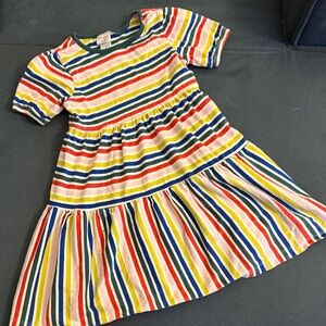 Hanna Andersson Multicolor Striped Kids Dress